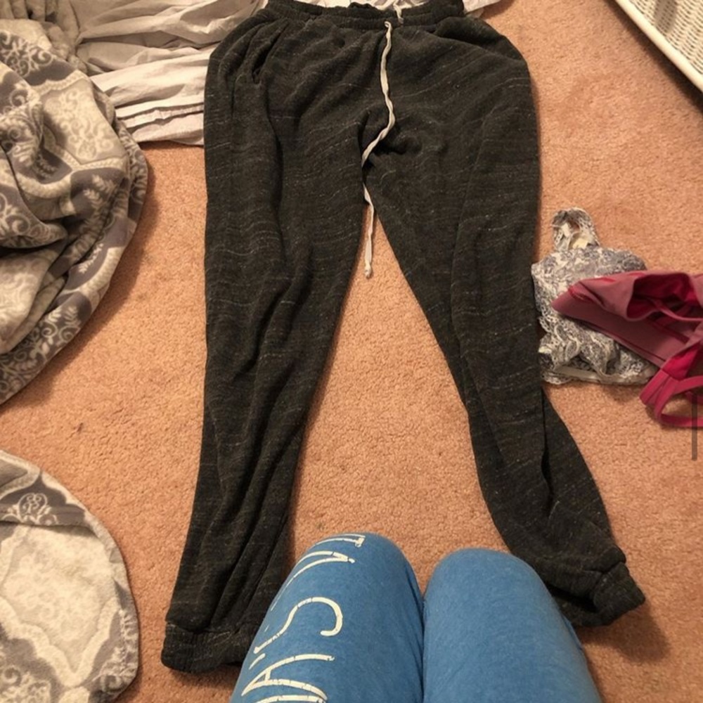Grey sweatpants